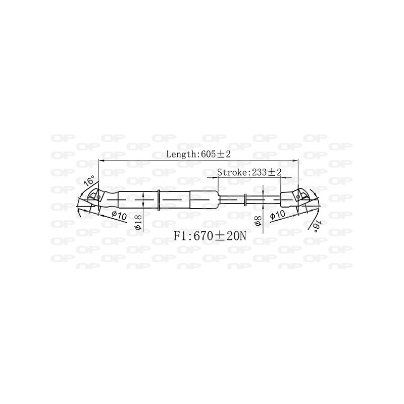 Molla A Gas Portellone posteriore destro/Sinistro per Ford S-Max GSR6549.00