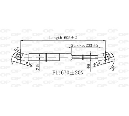Molla A Gas Portellone posteriore destro/Sinistro per Ford S-Max GSR6549.00 - 80-GSR6549.00 - 80-GSR6549.00