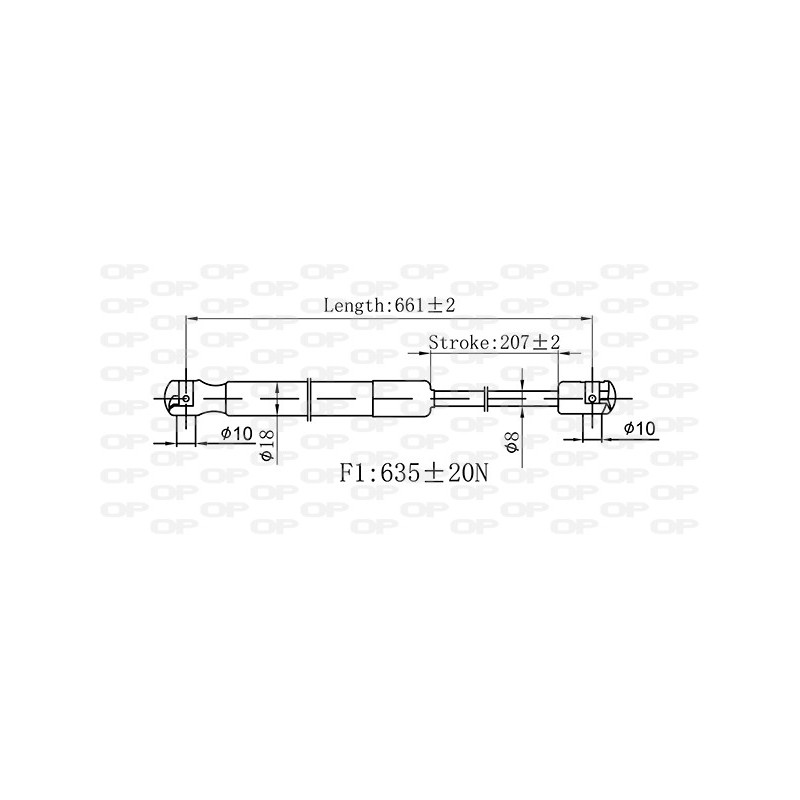 Molla A Gas Portellone posteriore destro/Sinistro per Citroen C4 Picasso e C4 Picasso-Space Tourer GSR6550.00