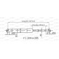 Molla A Gas Lunotto posteriore destro/Sinistro per Volkswagen Touareg GSR6552.00