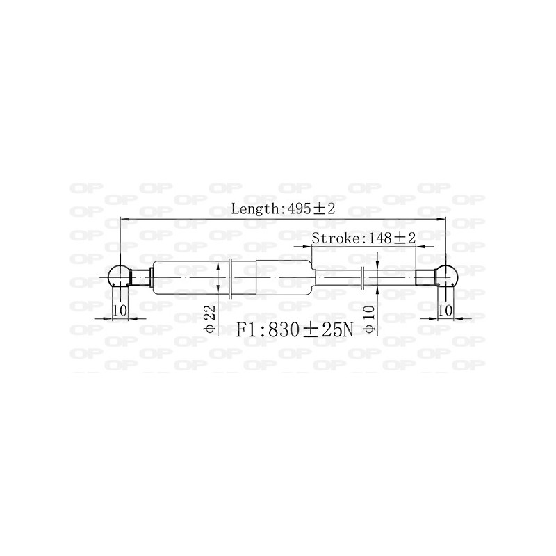 Molla A Gas Portellone posteriore destro/Sinistro per Nissan Pathfinder GSR6553.00
