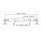 Molla A Gas Portellone posteriore destro/Sinistro per Nissan Pathfinder GSR6553.00