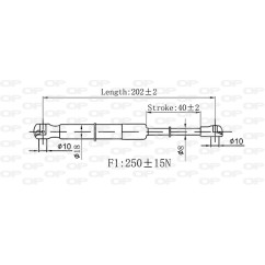 Molla A Gas Portellone posteriore destro/Sinistro per Volkswagen New Beetle GSR6569.00