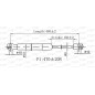 Molla A Gas Portellone posteriore destro/Sinistro per Mitsubishi Colt GSR6576.00