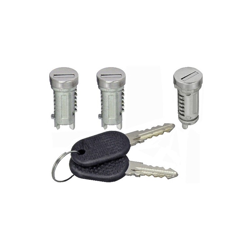 Kit Cilindretti Portellone+Porte (Con Chiave) dal 1989 per Fiat Panda e Uno (146 A/E) AL801206