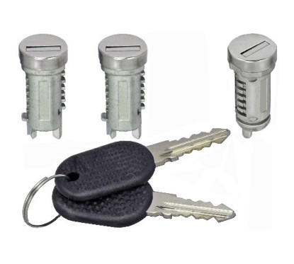 Kit Cilindretti Portellone+Porte (Con Chiave) dal 1989 per Fiat Panda e Uno (146 A/E) AL801206 - 31-AL801206 - 31-AL801206