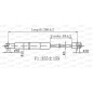 Molla A Gas Cofano anteriore destro/Sinistro per Renault Scenic-Grand Scenic (X-Mod) GSR6587.00