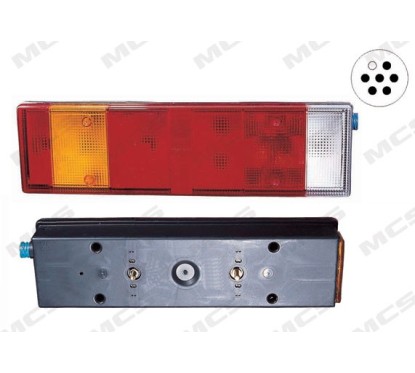 Fanale posteriore Fanale L2220 Post.destro Daf C/Tg 326602220 - 30-326602220 - 30-326602220