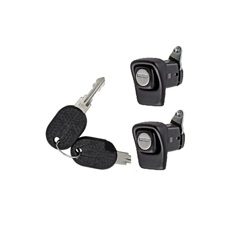 Coppia Maniglie Porta Esterna anteriore destro+Sinistro Nera (Con Chiave) 1989- per Fiat Panda AL80341B