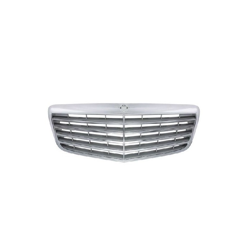 Griglia Radiatore Completa Grigio/Argento Mod. Ele per Mercedes Classe e (W211) ME0412000