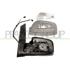 Ret.elett.term C/Pr sinistro (C/Fanale+L.cortesia) dal 2010 per Mercedes Viano (W639) e Vito (W639) ME9107324 - 64-ME9107324