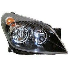 Proiettore destro (H7+H1) (Corpo Nero) con motore Astra dal 2007 per Opel Astra (Gtc) e Astra H OP4144915