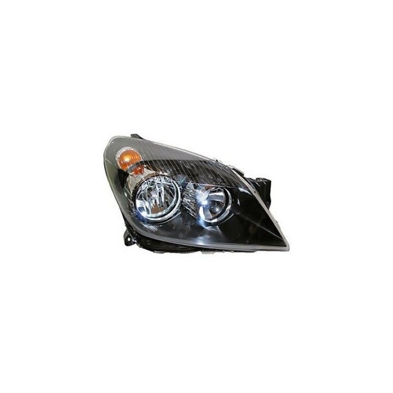 Proiettore destro (H7+H1) (Corpo Nero) con motore Astra dal 2007 per Opel Astra (Gtc) e Astra H OP4144915