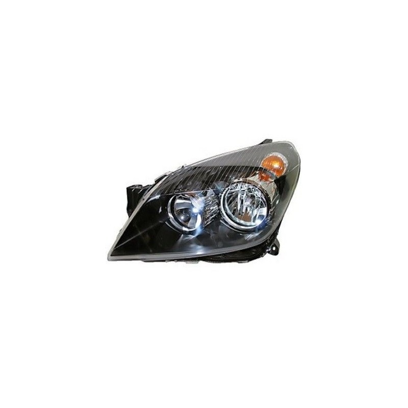 Proiettore sinistro (H7+H1) (Corpo Nero) con motore Astra dal 2007 per Opel Astra (Gtc) e Astra H OP4144916