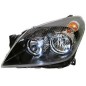 Proiettore sinistro (H7+H1) (Corpo Nero) con motore Astra dal 2007 per Opel Astra (Gtc) e Astra H OP4144916