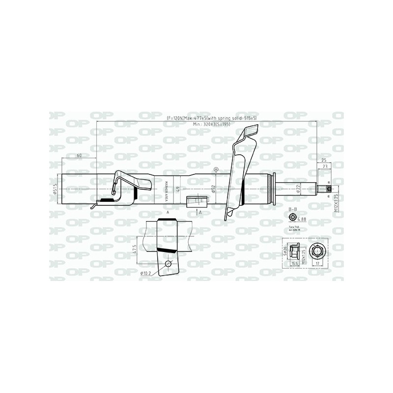 Ammortizzatore SAB8560.31