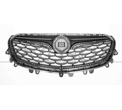 Griglia Radiatore Nera per Opel Mokka OP7022001