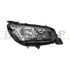 Proiettore destro (H9 H18) Elett. con motore C/Drl per Peugeot 208 PG3304913 - 64-PG3304913 - 64-PG3304913