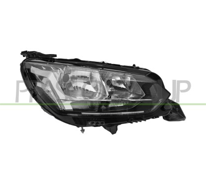 Proiettore destro (H9 H18) Elett. con motore C/Drl per Peugeot 208 PG3304913