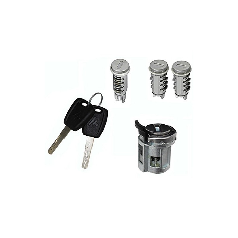 Kit Blocchetti Porte Anteriori destro/Sinistro + Baule + Avviamento (Con Chiavi) per Alfa Romeo 147 (937) e Gt AL85224