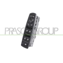 Pulsantiera Nera 4 Interruttori Alzacr. Porta anteriore sinistro 19 Pins RN060WS04 - 64-RN060WS04 - 64-RN060WS04