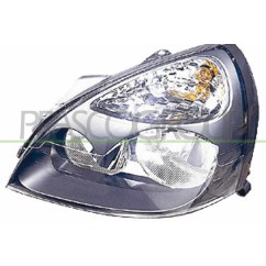 Proiettore sinistro Mod. H7+H1 Ele.-Senza Motore-Nero (V per Renault Clio e Clio Campus/Storia RN3224904 - 64-RN3224904 -