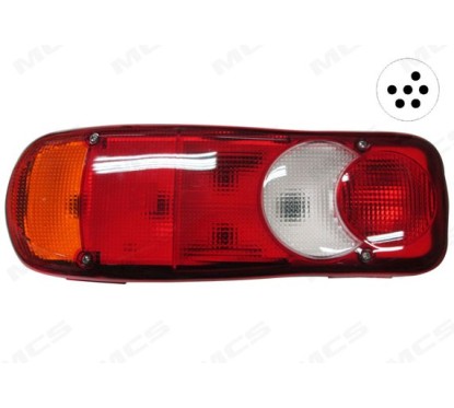 Fanale posteriore sinistro Truck dal 2014 per Renault Serie D 326904727