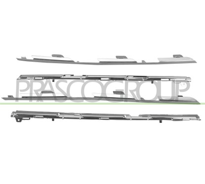 Kit Modanature Griglia Radiatore Cromato (Conf. 4PZ) per Mitsubishi Asx e Renault Captur RN7042226