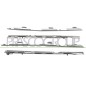 Kit Modanature Griglia Radiatore Cromato (Conf. 4PZ) per Mitsubishi Asx e Renault Captur RN7042226