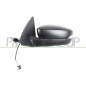 Retrovisore sinistro A Cavi Nero Convesso Cromato C/Fanale per Skoda Fabia SK3287104