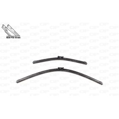 Coppia Spazzole Twin Perfect 26''-16''/660-406MM per Citroen Berlingo, C3 e Fiat Tipo e altri modelli WBT9004.00 -