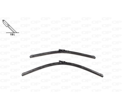 Coppia Spazzole Twin Perfect 24''-19''/609-482MM per Audi A3 (8P1), Bmw 3 (E90/E91) e 3 (F30/F31) e altri modelli WBT9010.00