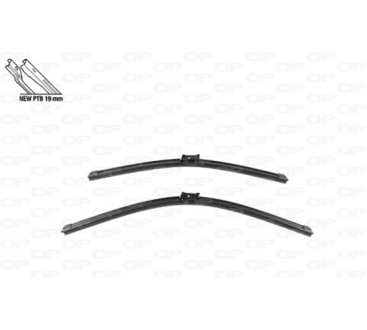 Coppia Spazzole Twin Perfect 24''-19''/609-482MM per Skoda Yeti, Volkswagen Eos e Golf (V) e altri modelli WBT9012.00 -