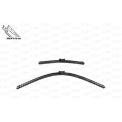 Coppia Spazzole Twin Perfect 26''-13''/660-330MM per Chevrolet-Daewoo Trax, Hyundai IX20 e Kia Venga e altri modelli