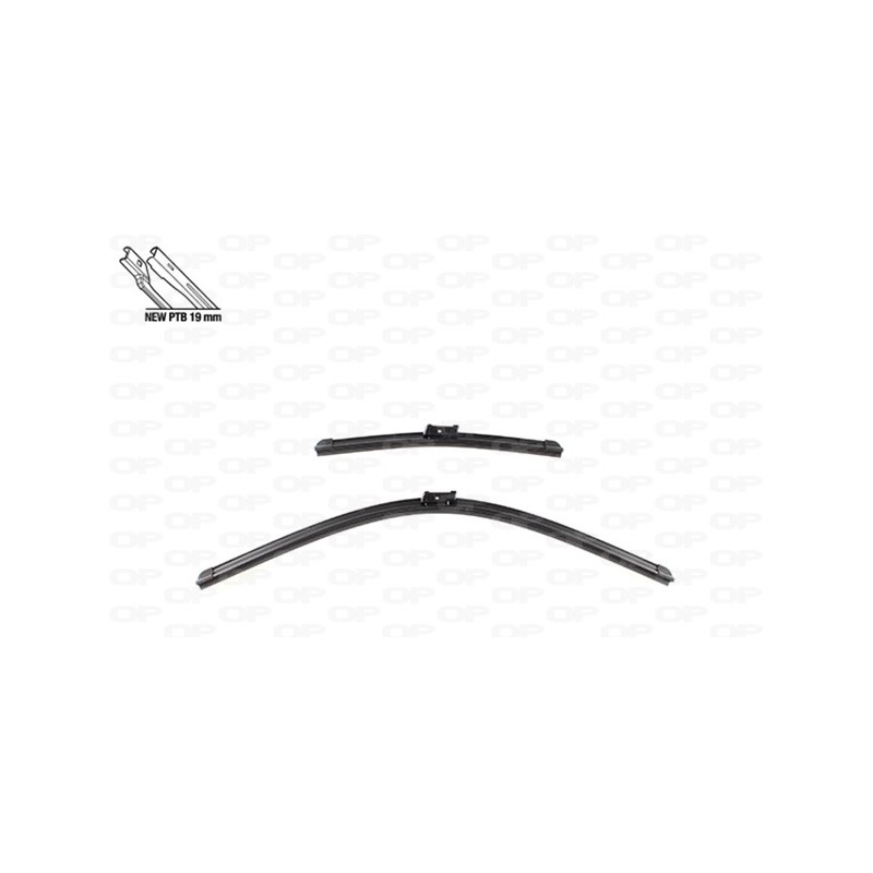 Coppia Spazzole Twin Perfect 26''-13''/660-330MM per Chevrolet-Daewoo Trax, Hyundai IX20 e Kia Venga e altri modelli WBT9015.00