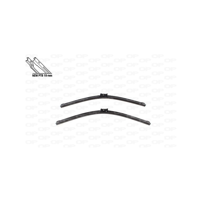 Coppia Spazzole Twin Perfect 22''-20''/558-508MM per Jeep Renegade e Mercedes Glk (X204) WBT9021.00