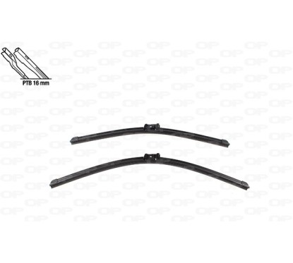Coppia Spazzole Twin Perfect 24''-19''/609-482MM per Audi Q2, Skoda Octavia e Volkswagen Golf (VI) e altri modelli