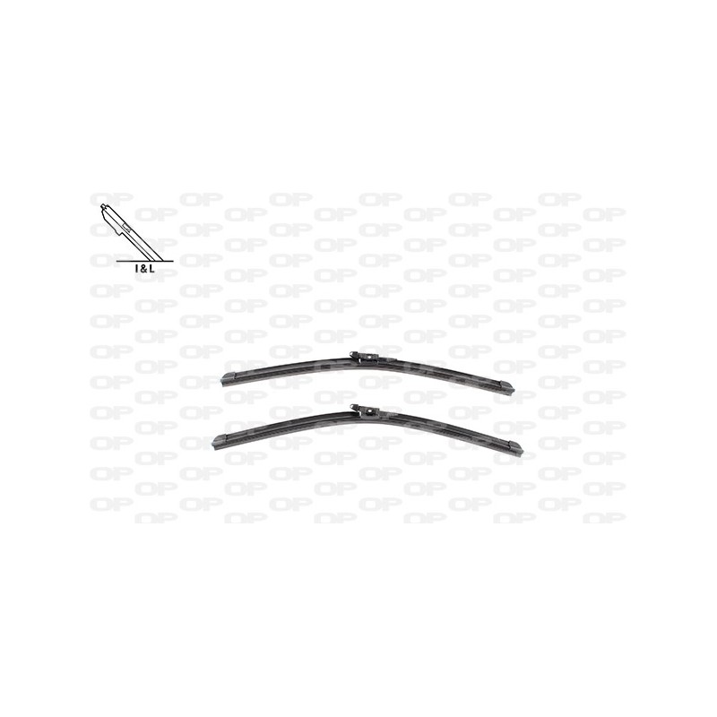 Coppia Spazzole Twin Perfect per Bmw 1 (E82) Coupe, 1 (E82/E88) Coupe-Cabrio e 1 (E87) e altri modelli WBT9039.00