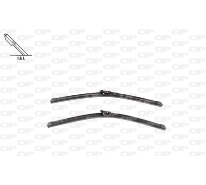 Coppia Spazzole Twin Perfect per Bmw 1 (E82) Coupe, 1 (E82/E88) Coupe-Cabrio e 1 (E87) e altri modelli WBT9039.00 -