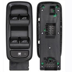 Pulsantiera Alz. Porta anteriore sinistro (4 Interr.) (19 Pin) Fiesta 5P. dal 200813 per Ford Fiesta (MK6) FRB76010 -