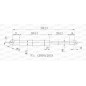 Molla A Gas destro/Sinistro Portellone posteriore (520N L.500MM) per Volkswagen Bora/Jetta, Golf (IV) e Passat VG0349055