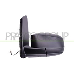 Retrovisore sinistro Man. Asferico Cromato Nero per Volkswagen Caddy VG9077004 - 64-VG9077004 - 64-VG9077004
