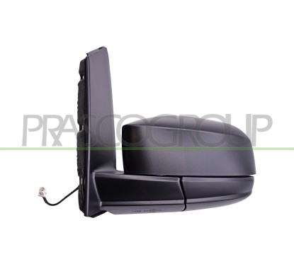 Retrovisore sinistro Man. Asferico Cromato Nero per Volkswagen Caddy VG9077004