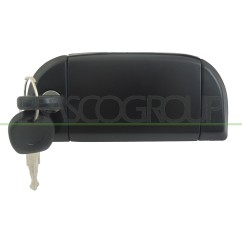 Maniglia Porta Esterna anteriore destro Nera Liscia (Con Chiave) per Volkswagen Transporter (T4) VG9138041 - 64-VG9138041 -