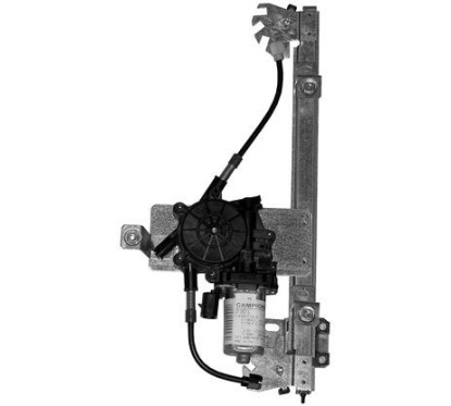 Alz.elett.posteriore sinistro (5 Porte) Land Rover Freelander dal 2000 anche per Land Rover Evoque LR21L - 31-LR21L -