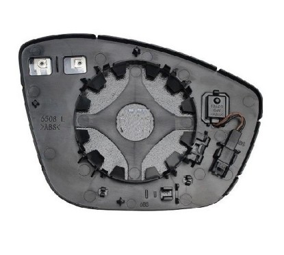 Piastra Specchio sinistro Conv. Term. Peugeot 208-Peugeot 2008-Peugeot 308 II-Peugeot 508/Citroen C3-C4 e altri modelli 612SPRC