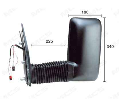 Retrovisore 30572 Elettr.risc. Braccio L per Iveco Daily 335030572