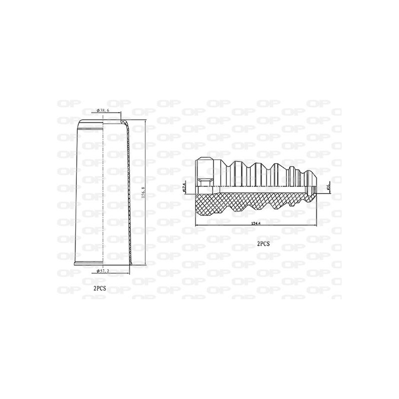 Kit Parapolvere Ammortizzatore DCK5019.04