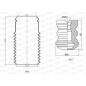 Kit Parapolvere Ammortizzatore DCK5029.04