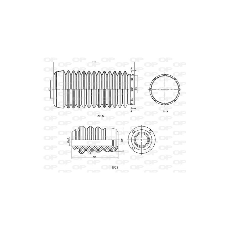 Kit Parapolvere Ammortizzatore DCK5046.04